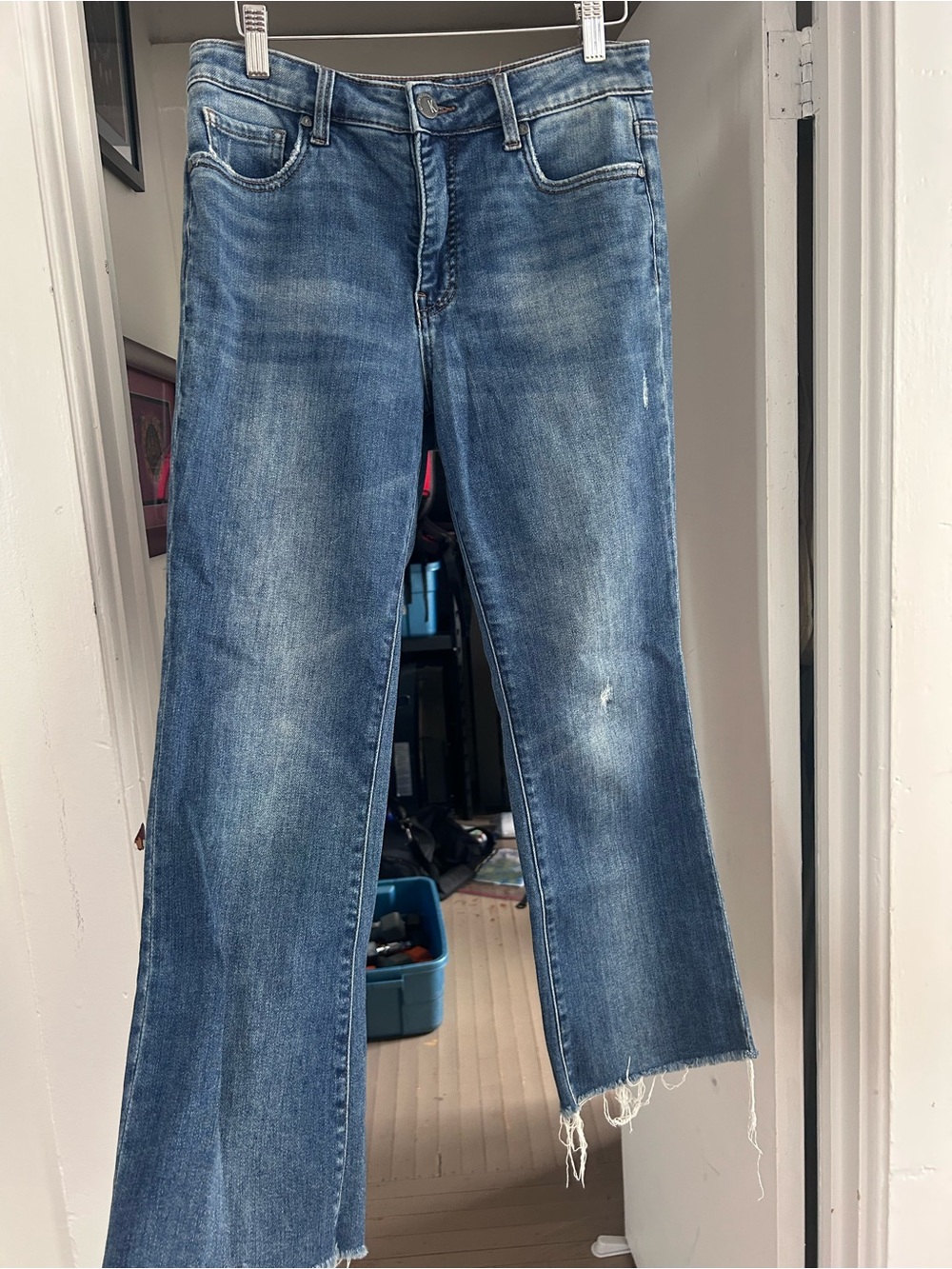 Kut from the Kloth Faded Blue Wide-Leg Jeans